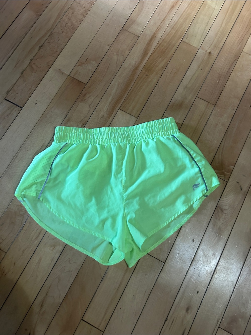 Fabletics Neon Green Women’s Running Shorts